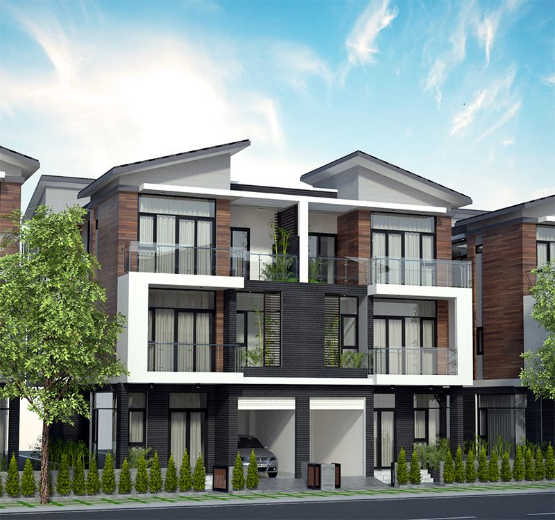 Biệt thự song lập long thới